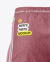 Heather Men’s Pants Mockup - Back View