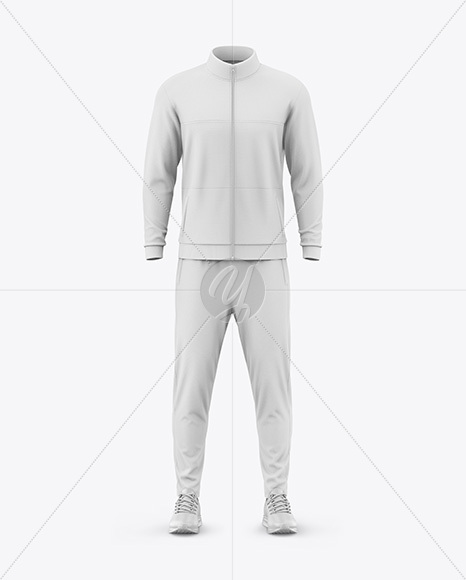 Men's Sport Suit Mockup - Front View