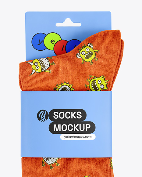 Socks Packaging Mockup