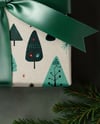 Top View of Christmas Gift Box Mockup