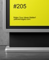Citylight Poster Mockup