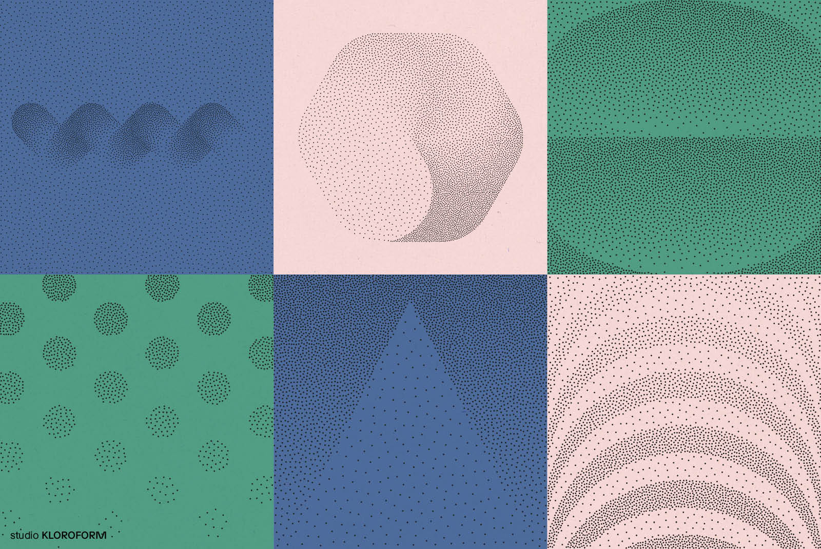 Stipple 1 - 100 dotted objects
