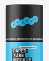 Matte Paper Tube Mockup