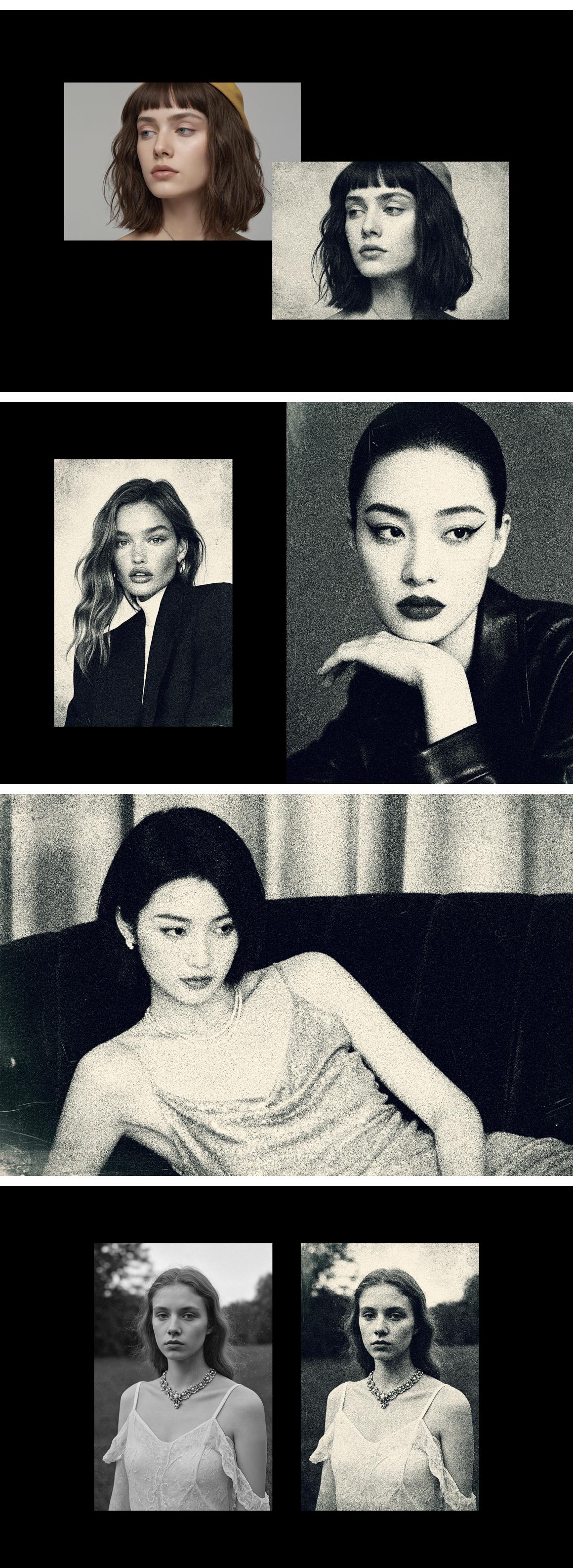 Vintage Risograph Photo Effect