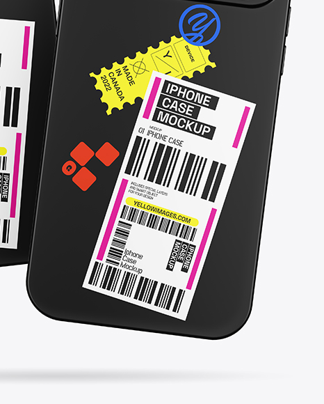 Two iPhone 17 Pro Cases Mockup
