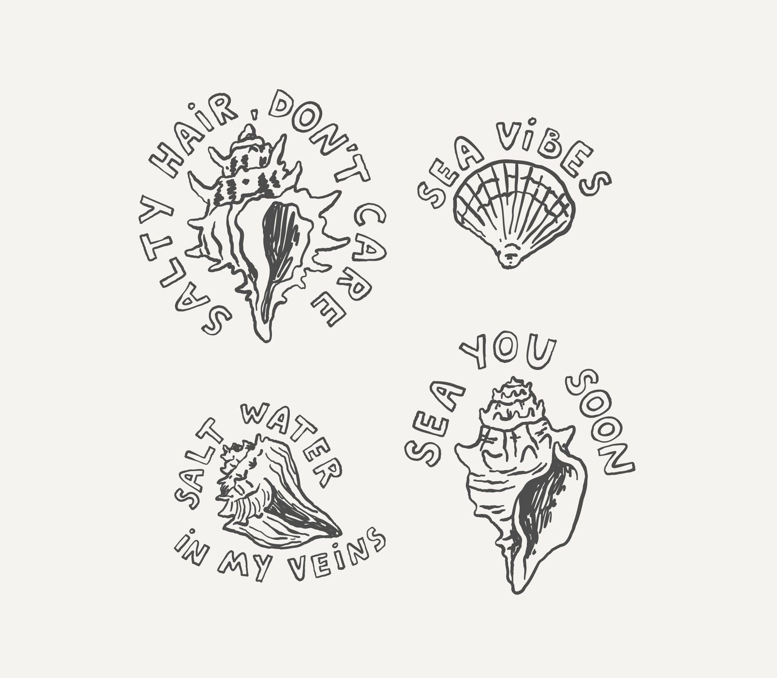 Coastal Vibes Sketch Art