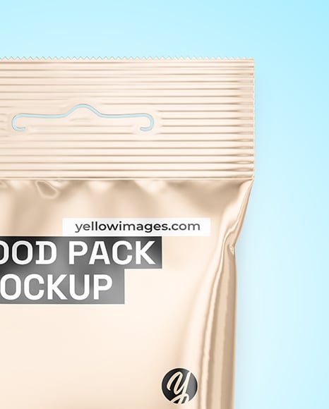 Glossy Metallic Package Mockup
