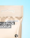 Glossy Metallic Package Mockup
