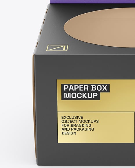 Paper Box Mockup