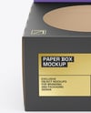 Paper Box Mockup
