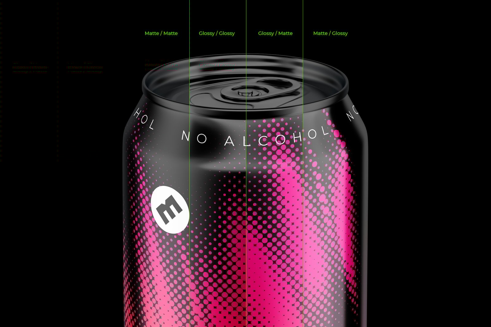 450ml Aluminium Can Mockup