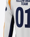Long Sleeve Soccer Jersey Mockup - Back View