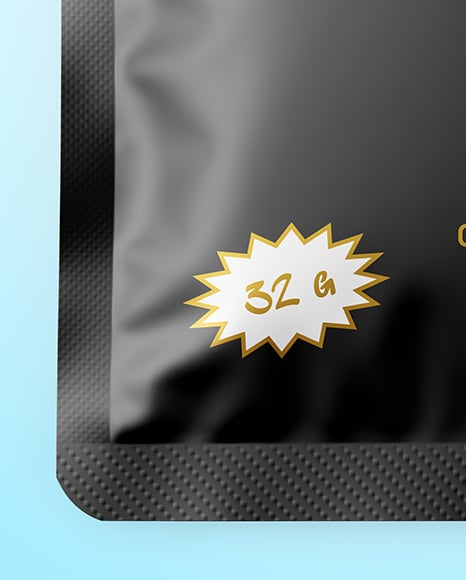 Matte Sachet Mockup