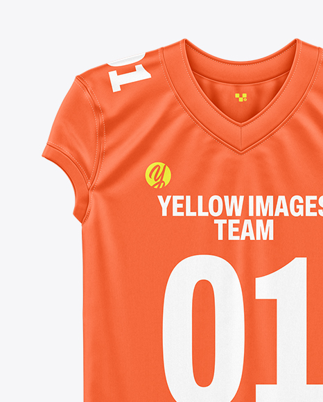 American Football Jersey Mockup - Front View