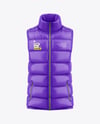 Glossy Down Vest Mockup