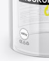 Clear Plastic Tube with Cookies Mockup