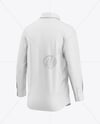 Men's Long Sleeve Shirt Mockup - Half Side View