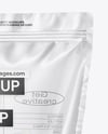 Transparent Clear Plastic Stand-Up Pouch Mockup