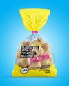 Plastic Bag With Potatoes Mockup