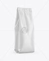 Matte Coffee Bag Mockup - Half Side view