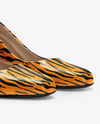 Pair of Block Heel Pumps Mockup