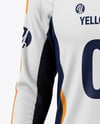 Long Sleeve Soccer Jersey Mockup - Front View