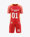 Training Short Sleeve Kit Mockup - Front View