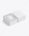 Pills Bottle in a Box Mockup