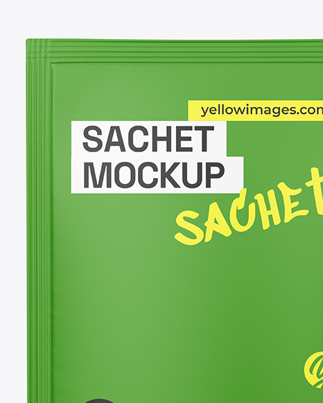 Matte Sachet Mockup