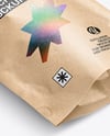 Kraft Paper Stand Up Pouch Mockup