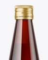 Dark Amber Glass Bottle Mockup