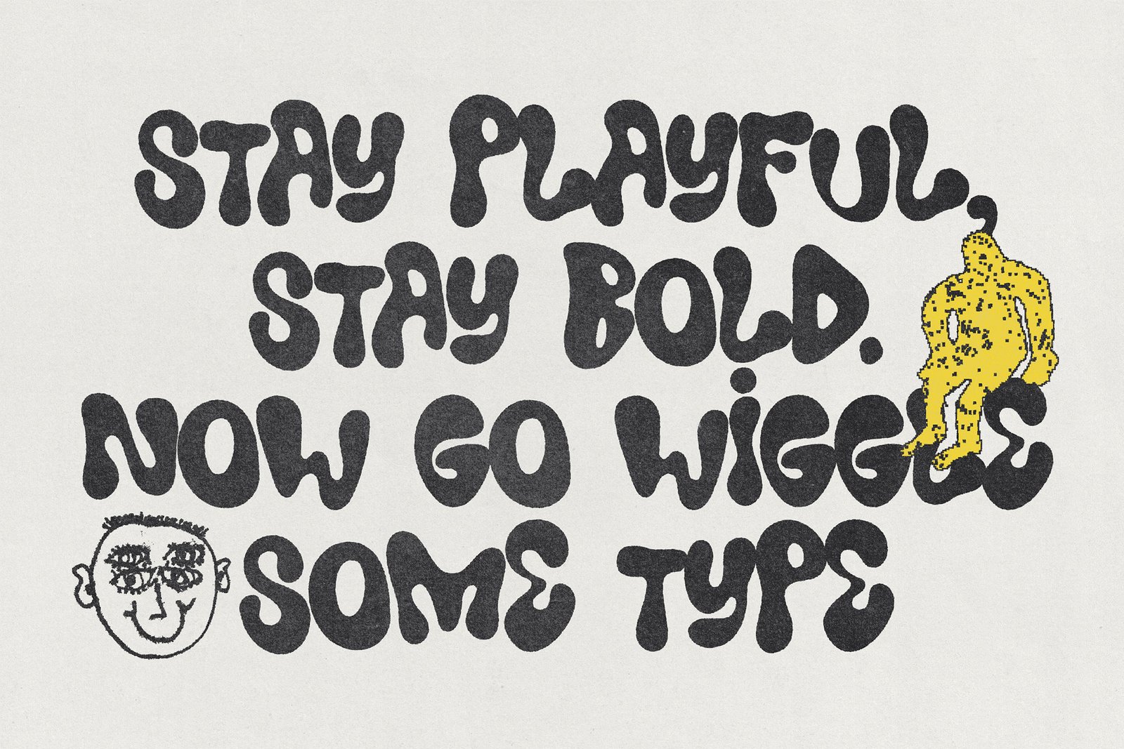 Fawkle – Wiggly, Bubbly, Weird Typeface