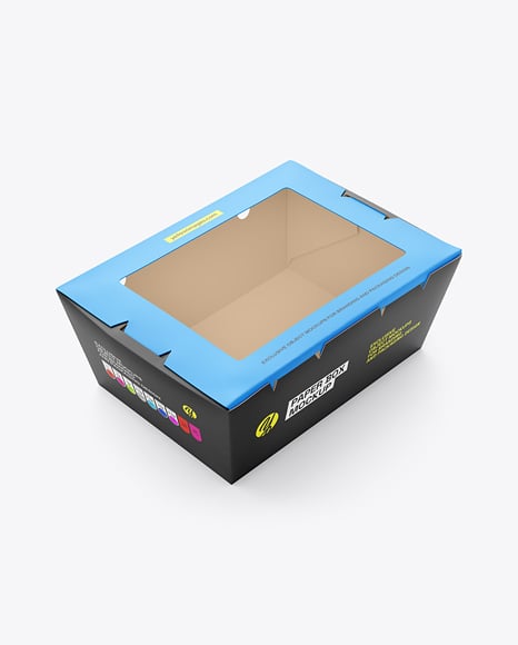 Paper Food Box Mockup