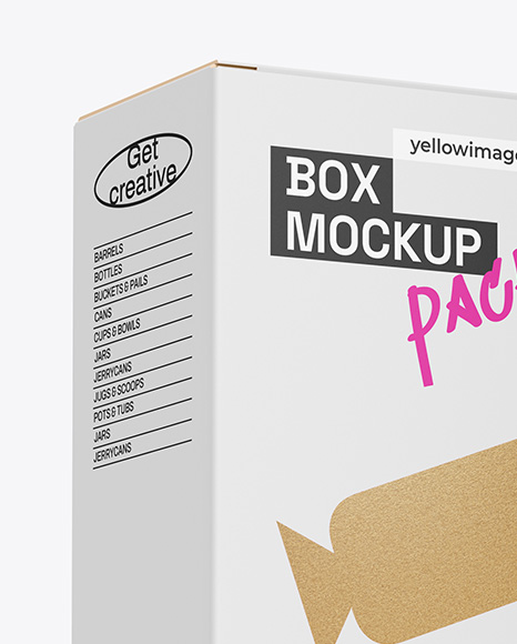 Two Paper Boxes Mockup
