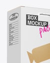 Two Paper Boxes Mockup