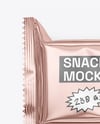 Metallic Snack Package Mockup