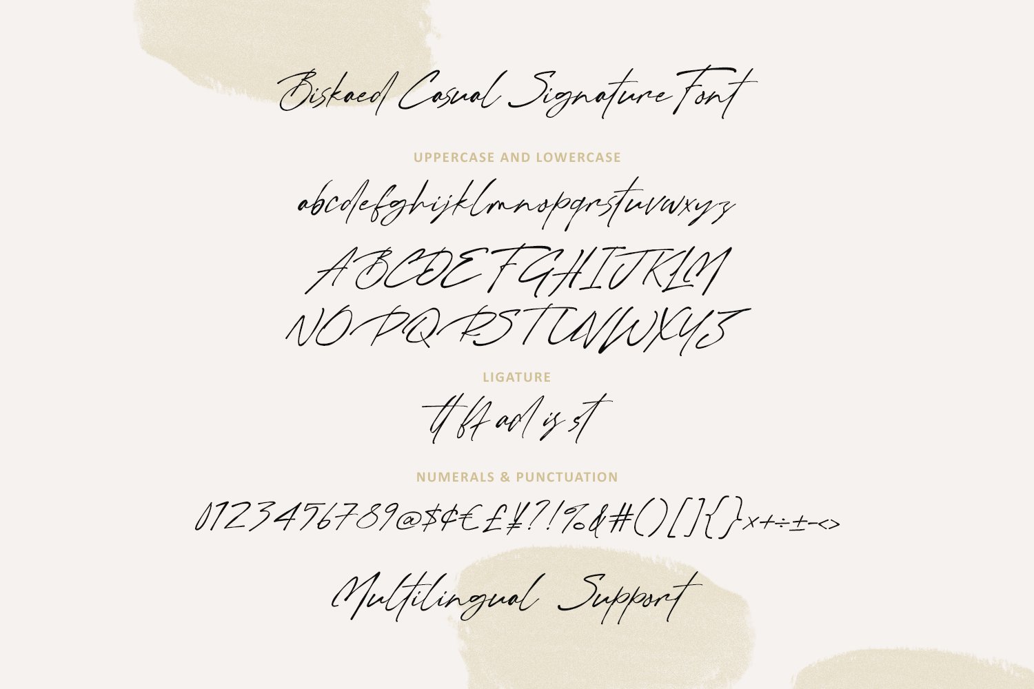 Biskaed Authentic Casual Signature