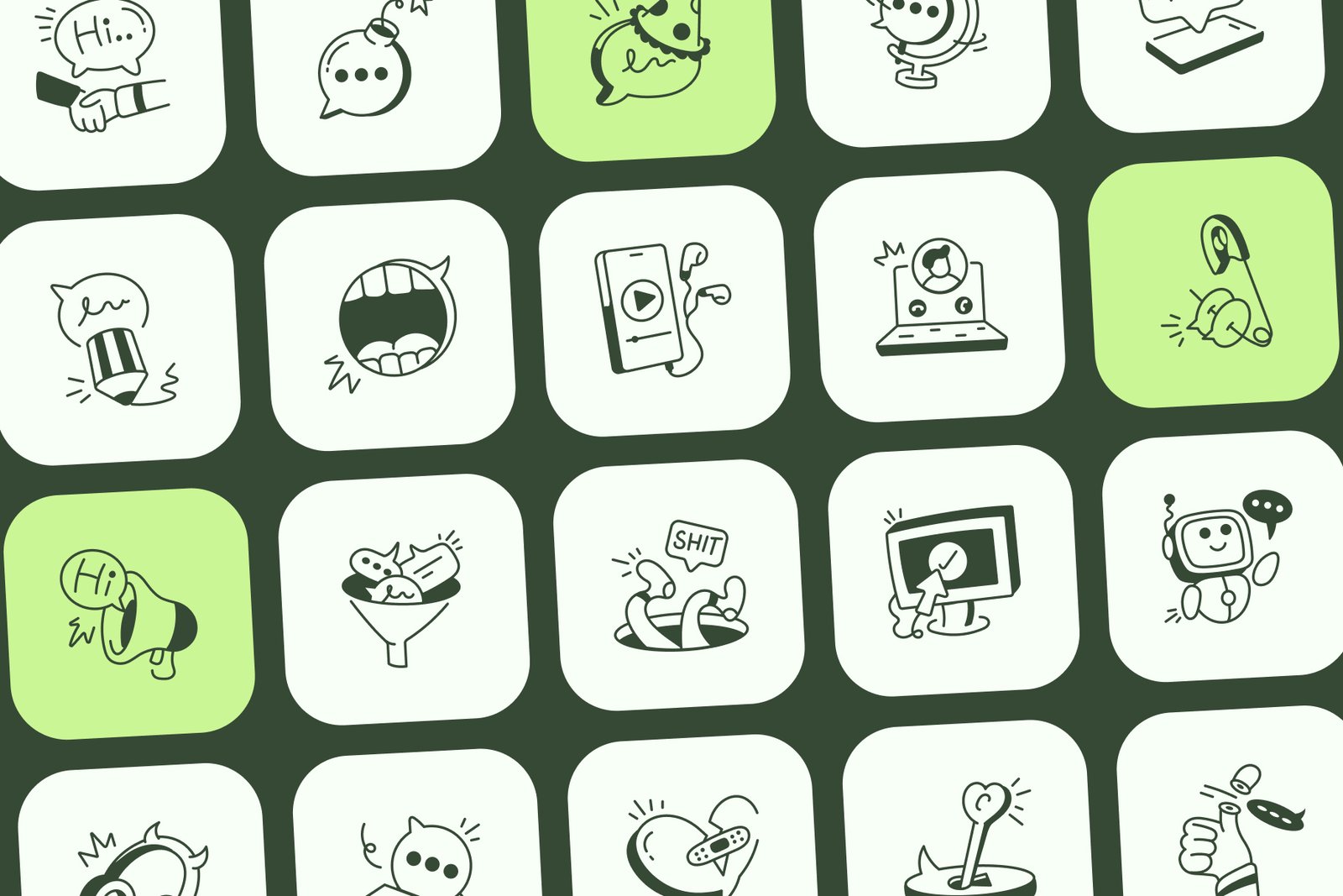 Communication Animated Icons