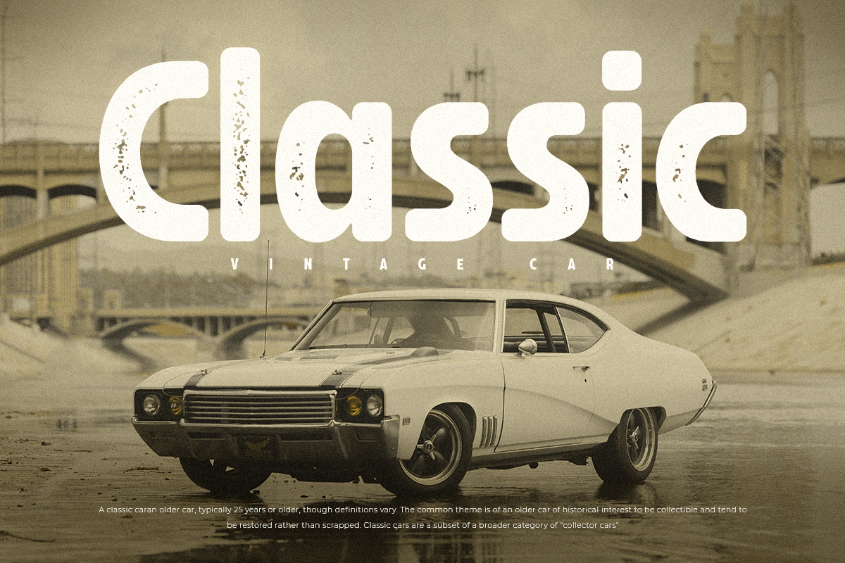 Midnight Day - Historical Retro Vintage Font