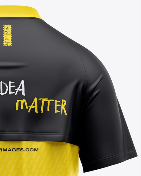 Raglan Short Sleeve Cage Jacket Mockup