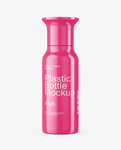 Glossy Cosmetic Bottle Mockup