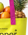 Shopper Bag with Fruits Mockup