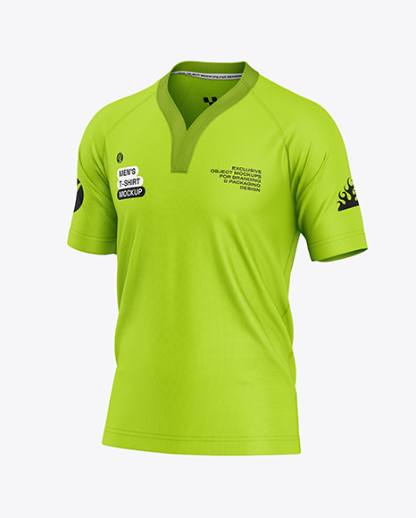 T-Shirt Mockup - Half Side View