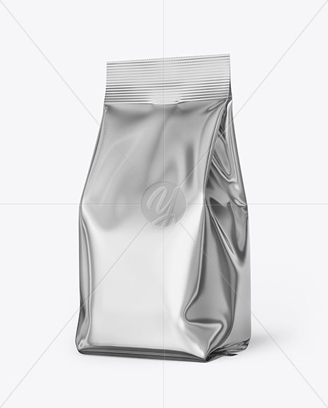 Glossy Metallic Package Mockup