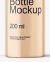 Clear Cosmetic Bottle with Pump Mockup