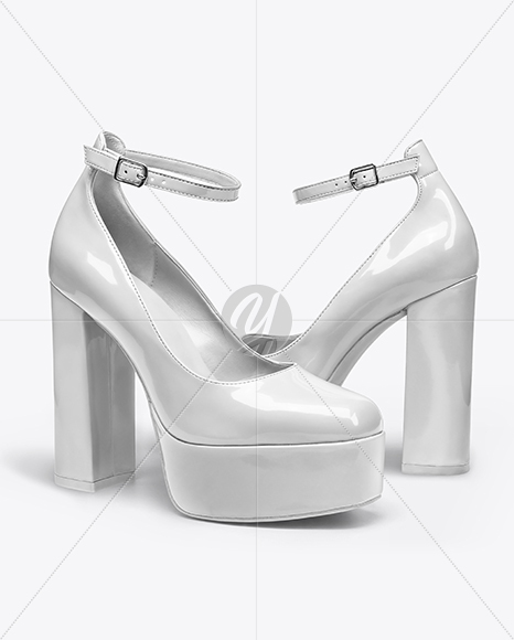 Pair of Platform Heels Mockup