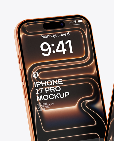 Two iPhone 17 Pro Mockup