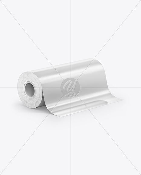 Metallic Film Roll Mockup