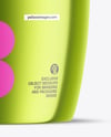 Metallic Cosmetic Jar Mockup
