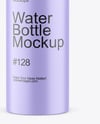 Aluminum Water Bottle with Matte Finish Mockup